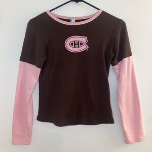 montreal canadiens baby tee